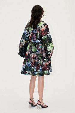 Style 1-4012273899-3855 STINE GOYA Multicolor Size 0 Free Shipping Mini Polyester Long Sleeve Cocktail Dress on Queenly