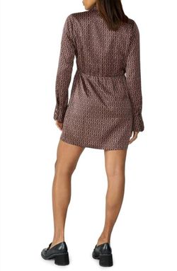 Style 1-4261547461-2696 Sanctuary Brown Size 12 Plus Size High Neck Cocktail Dress on Queenly