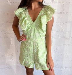 Style 1-468828588-2791 day + moon Light Green Size 12 Summer Casual Tall Height Jumpsuit Dress on Queenly