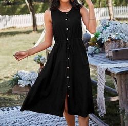 Style 1-469723680-3011 Anna-Kaci Black Size 8 Suede Cocktail Dress on Queenly