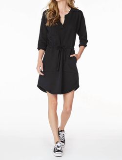 Style 1-486447068-3471 bobi Black Size 4 Sorority Rush Pockets Tall Height Sleeves Cocktail Dress on Queenly
