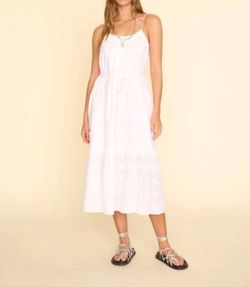 Style 1-649820848-3470 XIRENA White Size 4 Spaghetti Strap Pockets Military Straight Dress on Queenly