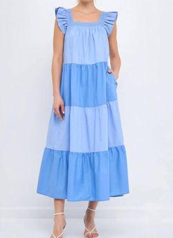 Style 1-913075744-2790 English Factory Blue Size 12 Free Shipping Square Neck Cocktail Dress on Queenly