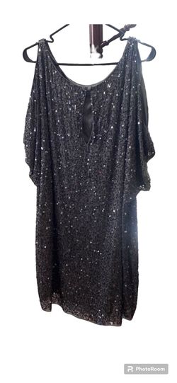 Aidan Mattox Silver Size 14 Silk Floor Length 50 Off A-line Dress on Queenly