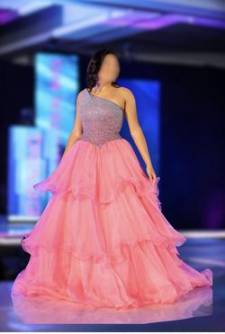 Sherri Hill Pink Size 6 Tall Height Ball gown on Queenly