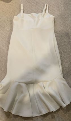 Lulus White Size 16 Engagement Sorority Bridal Shower Semi Formal Cocktail Dress on Queenly