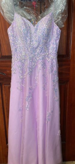 Coya Purple Size 0 50 Off Floor Length Plunge Jersey Pageant Ball gown on Queenly