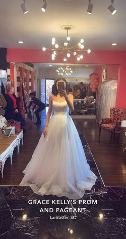 Sherri Hill White Size 0 Cotillion Pageant Free Shipping Floor Length Ball gown on Queenly
