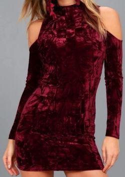 Lulus Red Size 4 Mini Burgundy Cocktail Dress on Queenly
