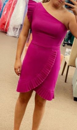 Jovani Pink Size 8 Interview Midi Sunday Cocktail Dress on Queenly
