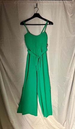 Jolie & Joy Green Size 8 Floor Length Jumpsuit Dress on Queenly
