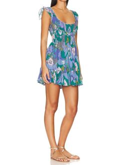 Style VERNON MINI Free People Blue Size 8 Sorority Cocktail Dress on Queenly