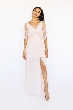 Style D16861 Soieblu Pink Size 12 Tulle Side slit Dress on Queenly