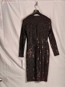 Style CDBA2B2D Calvin Klein Gold Size 6 Free Shipping Cocktail Dress on Queenly