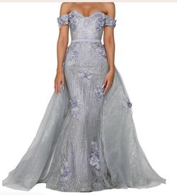 Style PS6015 Portia and Scarlett Purple Size 4 Jewelled Ps6015 Sweetheart Mermaid Dress on Queenly