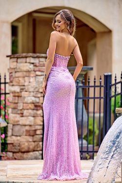 Style PS24942 Portia and Scarlett Pink Size 4 Tall Height Side slit Dress on Queenly