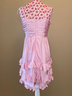 Shein Pink Size 4 Prom Homecoming Jersey Cocktail Dress on Queenly