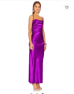 Revolve Purple Size 0 Swoop Sorority Jersey A-line Dress on Queenly
