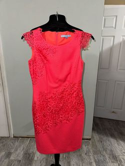Atonio Melani Pink Size 0 Free Shipping Jersey Pageant Interview Straight Dress on Queenly
