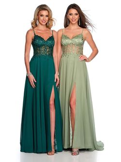 Style DM 10364 Dave and Johnny Green Size 10 Military Dm 10364 A-line Dress on Queenly