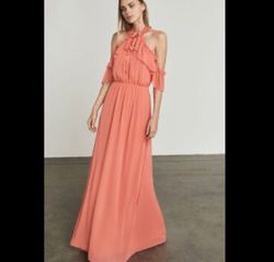 Style Tracie BCBG Pink Size 4 Sunday Jersey Straight Dress on Queenly