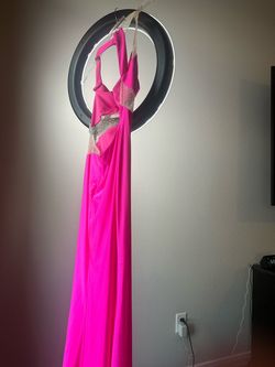 Clarisse Pink Size 0 Tall Height Floor Length Prom A-line Dress on Queenly
