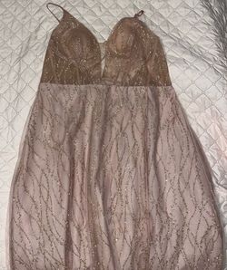 other Nude Size 20 Plus Size Tall Height Floor Length Straight Dress on Queenly