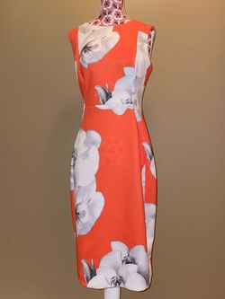 Calvin Klein Multicolor Size 6 Mini Floral Cocktail Dress on Queenly