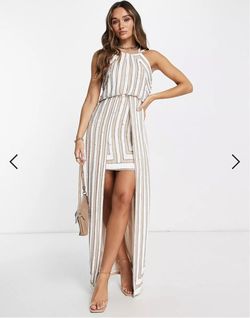 Asos Design Multicolor Size 4 High Low Jersey Cocktail Dress on Queenly