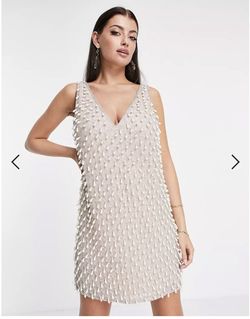 Asos Edition Pink Size 0 Prom Plunge Homecoming Cocktail Dress on Queenly