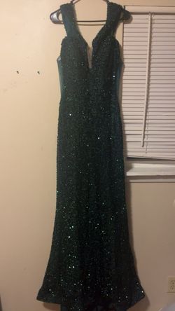 Jovani  Green Size 14 Pageant Floor Length Mermaid Dress on Queenly