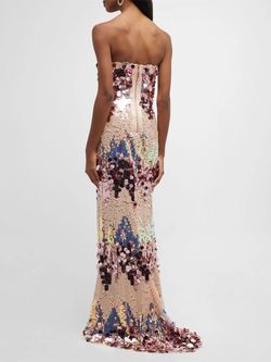 Style Sequin Gown Bronx and Banco Multicolor Size 8 Prom Free Shipping Jersey Ombre Mermaid Dress on Queenly