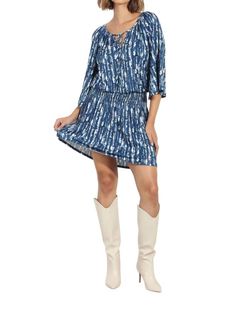 Style 1-1119657257-2901 Veronica M Blue Size 8 Jersey Mini Cocktail Dress on Queenly