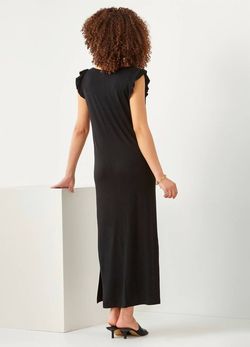 Style 1-1211431476-3775 Giftcraft Black Size 16 Free Shipping Floor Length Polyester Straight Dress on Queenly