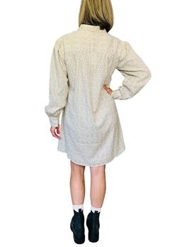 Style 1-1473064579-3011 FRNCH Nude Size 8 High Neck Long Sleeve Mini Cocktail Dress on Queenly