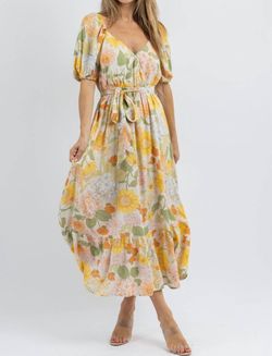 Style 1-1478348638-2696 DRESS FORUM Yellow Size 12 Mini Print Straight Dress on Queenly