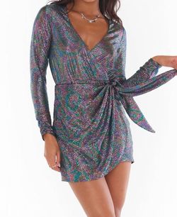 Style 1-1541923270-3471 Show Me Your Mumu Black Size 4 Shiny Mini Cocktail Dress on Queenly