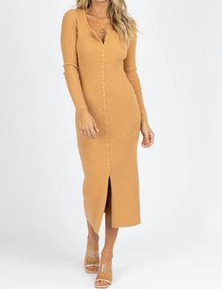 Style 1-1727720147-2901 dee elly Brown Size 8 Polyester Long Sleeve Cocktail Dress on Queenly