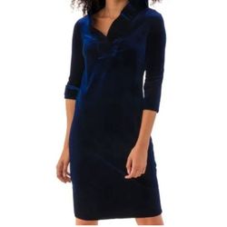 Style 1-1757629764-3236 GRETCHEN SCOTT Blue Size 4 Free Shipping Cocktail Dress on Queenly