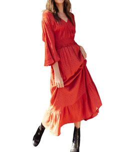 Style 1-1791129588-3011 mittoshop Red Size 8 Military Straight Dress on Queenly