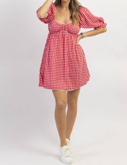 Style 1-2103529068-2901 dee elly Red Size 8 Tall Height Mini Sorority Cocktail Dress on Queenly