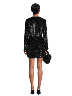 Style 1-2156053432-1901 JONATHAN SIMKHAI Black Size 6 Sleeves Polyester Free Shipping Tall Height Cocktail Dress on Queenly