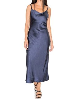 Style 1-2215722284-2696 GREYLIN Blue Size 12 Spandex Plus Size Black Tie Straight Dress on Queenly