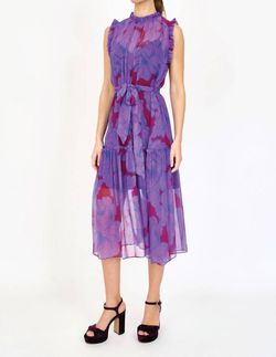 Style 1-2652473292-2696 CHRISTY LYNN Multicolor Size 12 Silk Belt Floral Cocktail Dress on Queenly