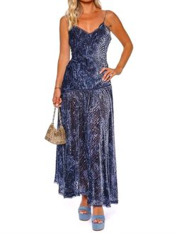 Style 1-2674978471-1498 Ulla Johnson Blue Size 4 Free Shipping Tall Height Straight Dress on Queenly