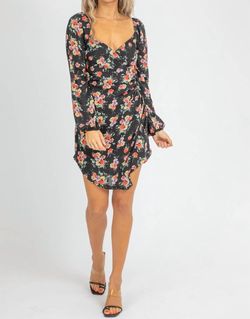 Style 1-3477102767-3236 dee elly Black Size 4 Summer Long Sleeve Polyester Cocktail Dress on Queenly