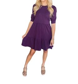 Style 1-3545587676-3471 bobi Purple Size 4 Tall Height Cocktail Dress on Queenly