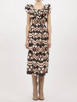 Style 1-3567799112-649 Ulla Johnson Multicolor Size 2 Belt Silk Print Tall Height Cocktail Dress on Queenly