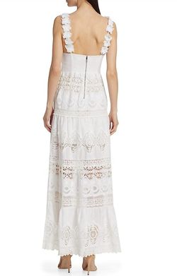 Style 1-3677853923-1901 alice + olivia White Size 6 Bridal Shower Cocktail Dress on Queenly