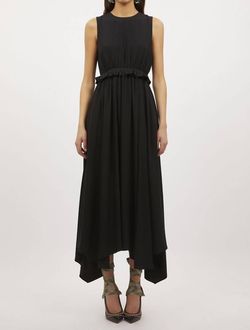 Style 1-4191896452-1498 Ulla Johnson Black Size 4 Polyester Satin Floor Length Free Shipping Straight Dress on Queenly